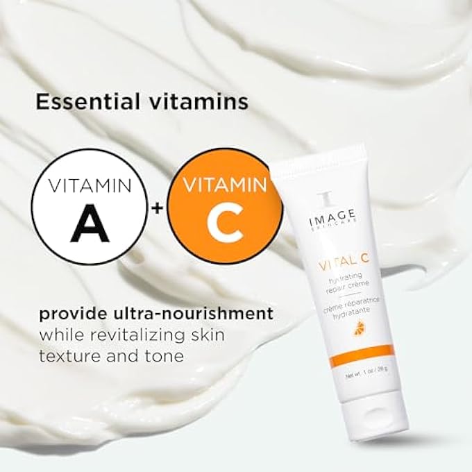 IMAGE SKINCARE , VITAL C HYDRATING REPAIR CRME, FACE NIGHT CREAM WITH HYALURONIC ACID, DISCOVERY SIZE, 1OZ - Image 3
